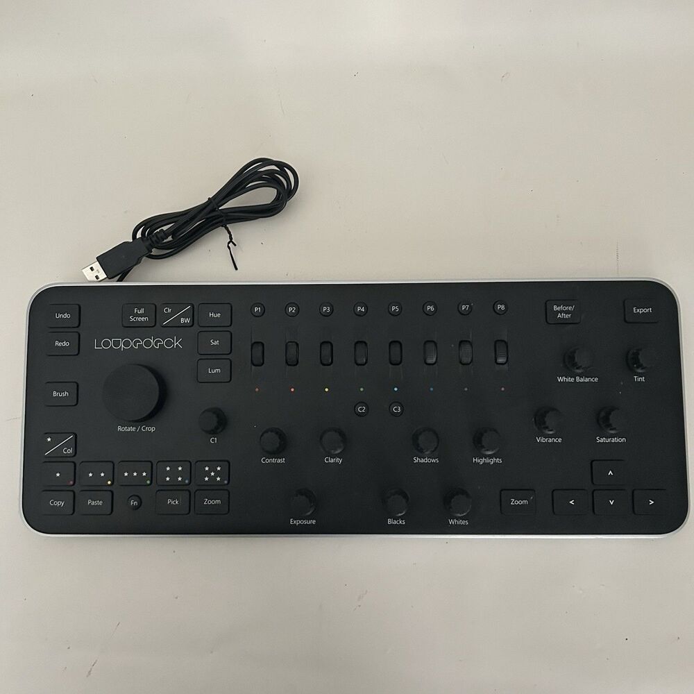 Loupedeck Photo Editing Console LD-1 Lightroom Keyboard USB Control
